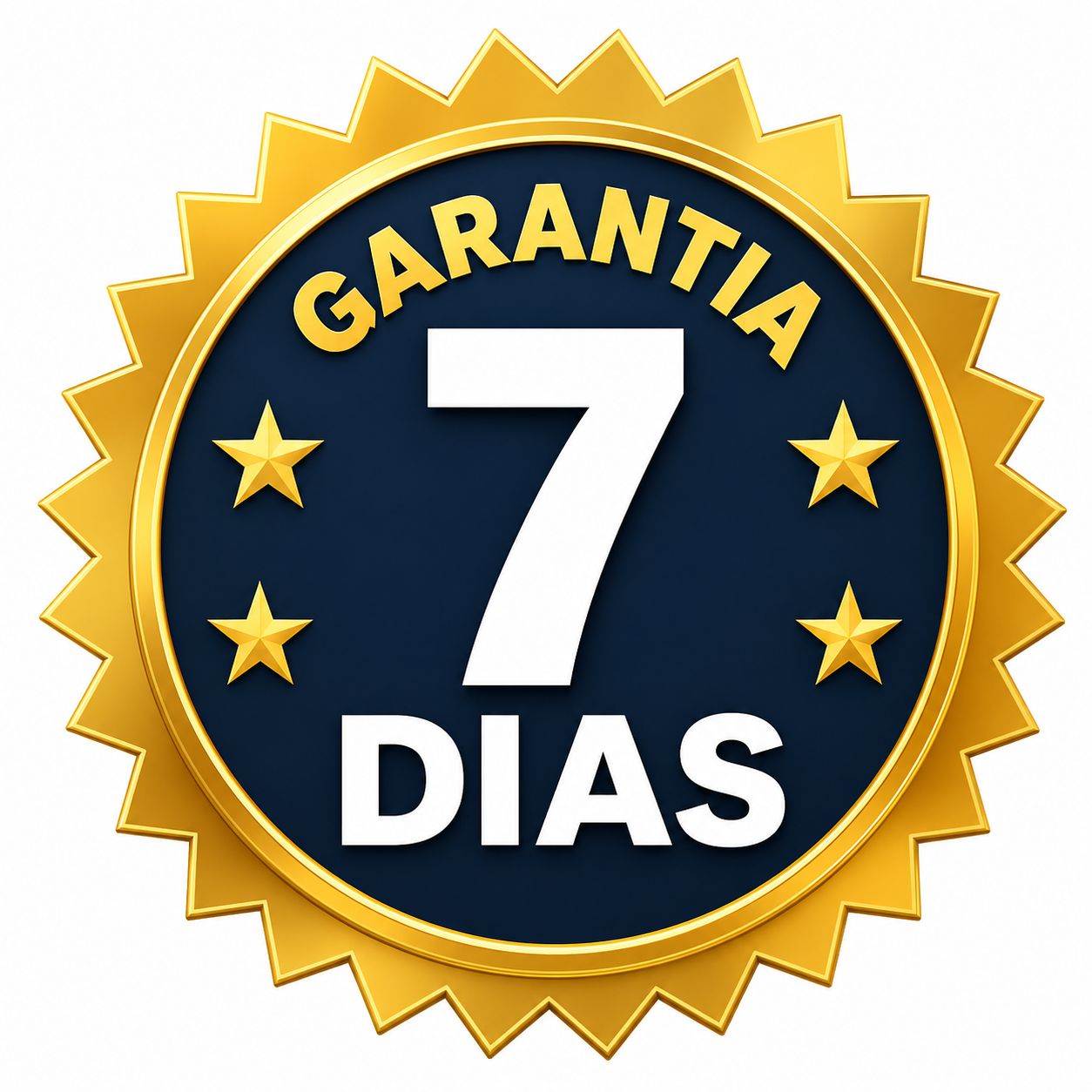 Selo de garantia de 7 dias