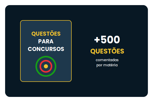 Capa do material com mais de 500 questões para concursos